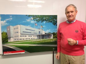 Barry Miller is project manager for the new Catonsville Court House in Baltimore County.