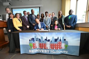 Reinvest Baltimore Signing