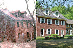 Quarry Master's House: before and after