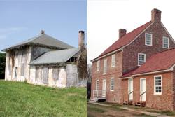 Rackliffe House: before and after