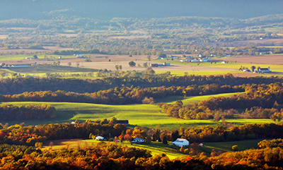 View from Sugarloaf Mountain, courtesy of the Frederick Tourism 