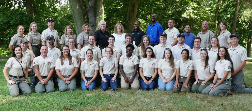 Thirty-two students comprise the Maryland Conservation Corps Class of 2017
