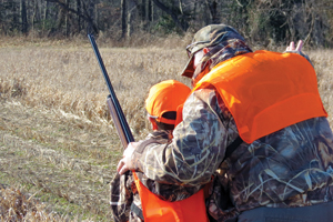 Photo of: Father and son hunting