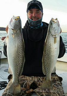 Man holding Spotted Seatrout