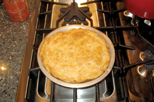 Photo of: Pie on stove