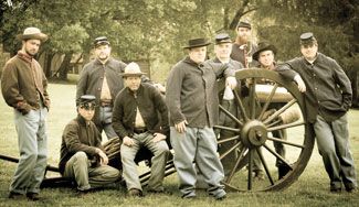 Civil War re-enactors at Gathland State Park