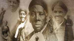Harriet Tubman mural at te Harriet Tubman Underground Railroad State Park & Visitors Center