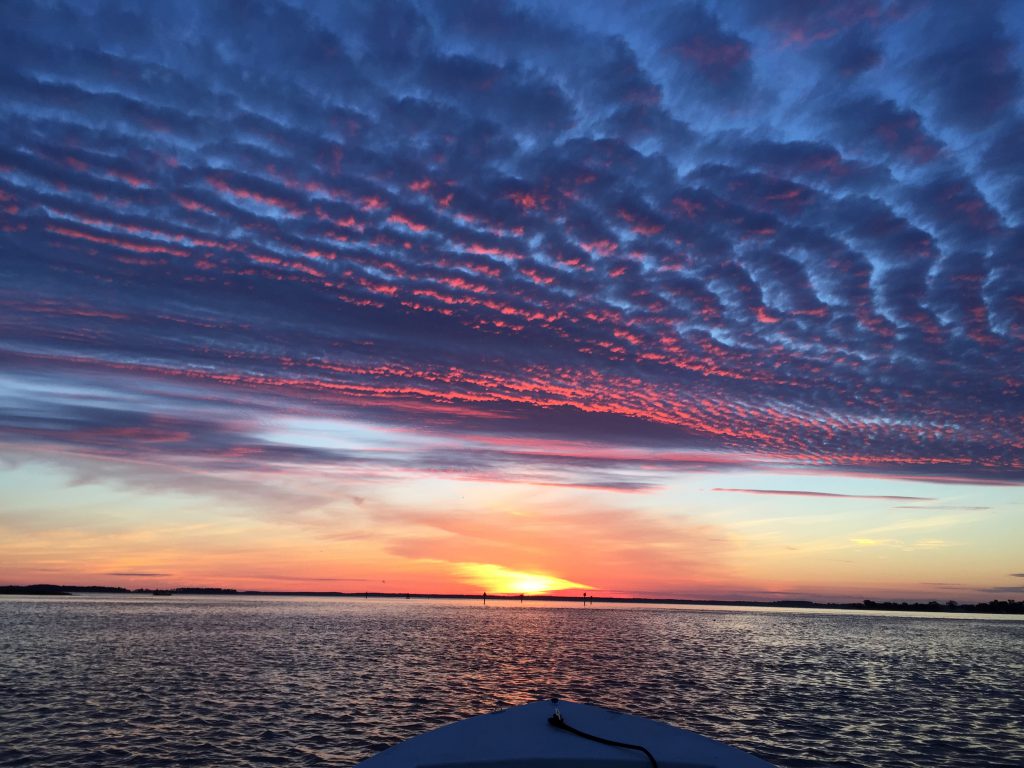 Photo of sunrise view from boat