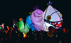 The Lantern Parade in Patterson Park, Baltimore
