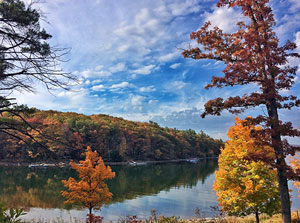 Deep Creek Lake in fall - Photo by Caroline Blizzard