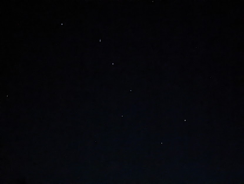 Photo of big dipper constellation