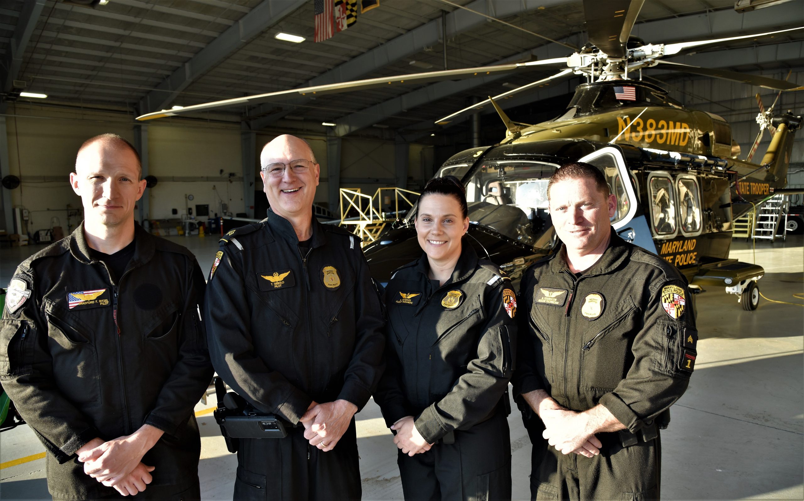Maryland State Police Aviation Personnel Recognized For Statewide Safety Efforts