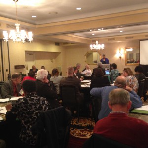 Secretary Bassette about working together with the mayors to create jobs and foster economic growth. She also asked for their ideas on how DGS can improve its services to them. 