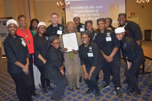 Senator Benson presented a proclamation to the Flower High School students.