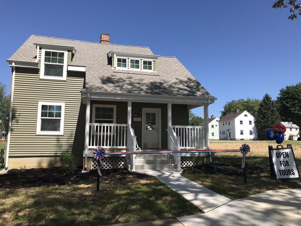 Housing for homeless veterans at HELP Veterans Village near the Perry