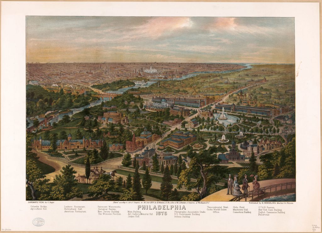 Image of Philadelphia in 1876