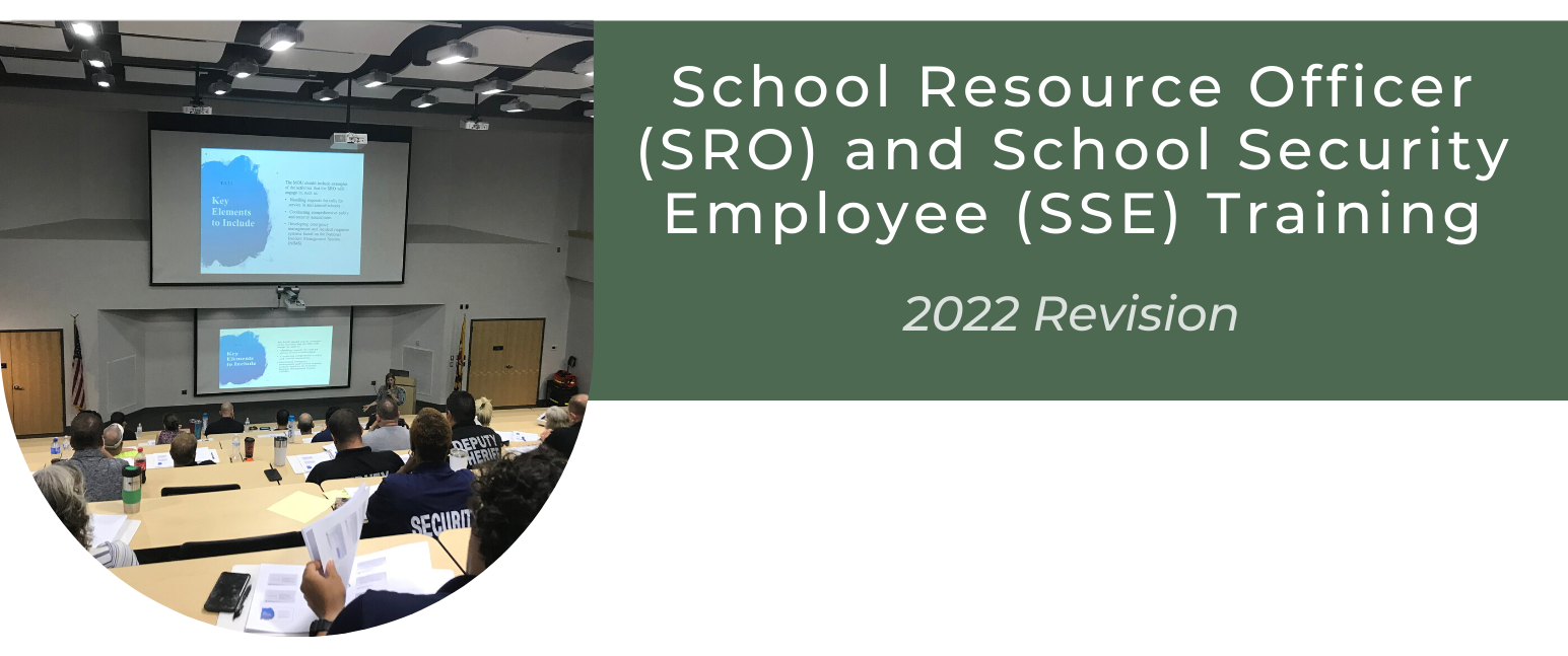 Maryland Center For School Safety » 2022 Training Update: School ...