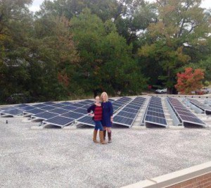 Abby on Solar Roof University Park
