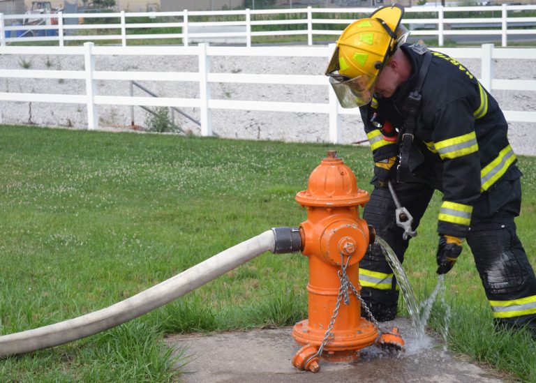 Air National Guard fire department answers calls outside gate