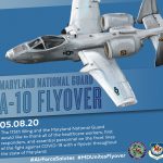 Maryland National Guard salutes essential workers with flyover