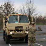 Maryland National Guard Soldiers staged and ready on Eastern Shore