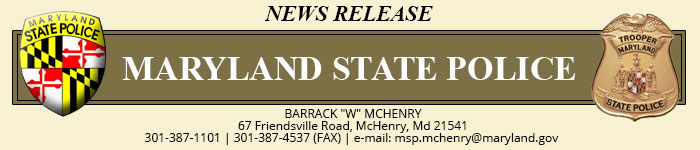 Maryland State Police News Release