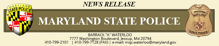 Maryland State Police News Release